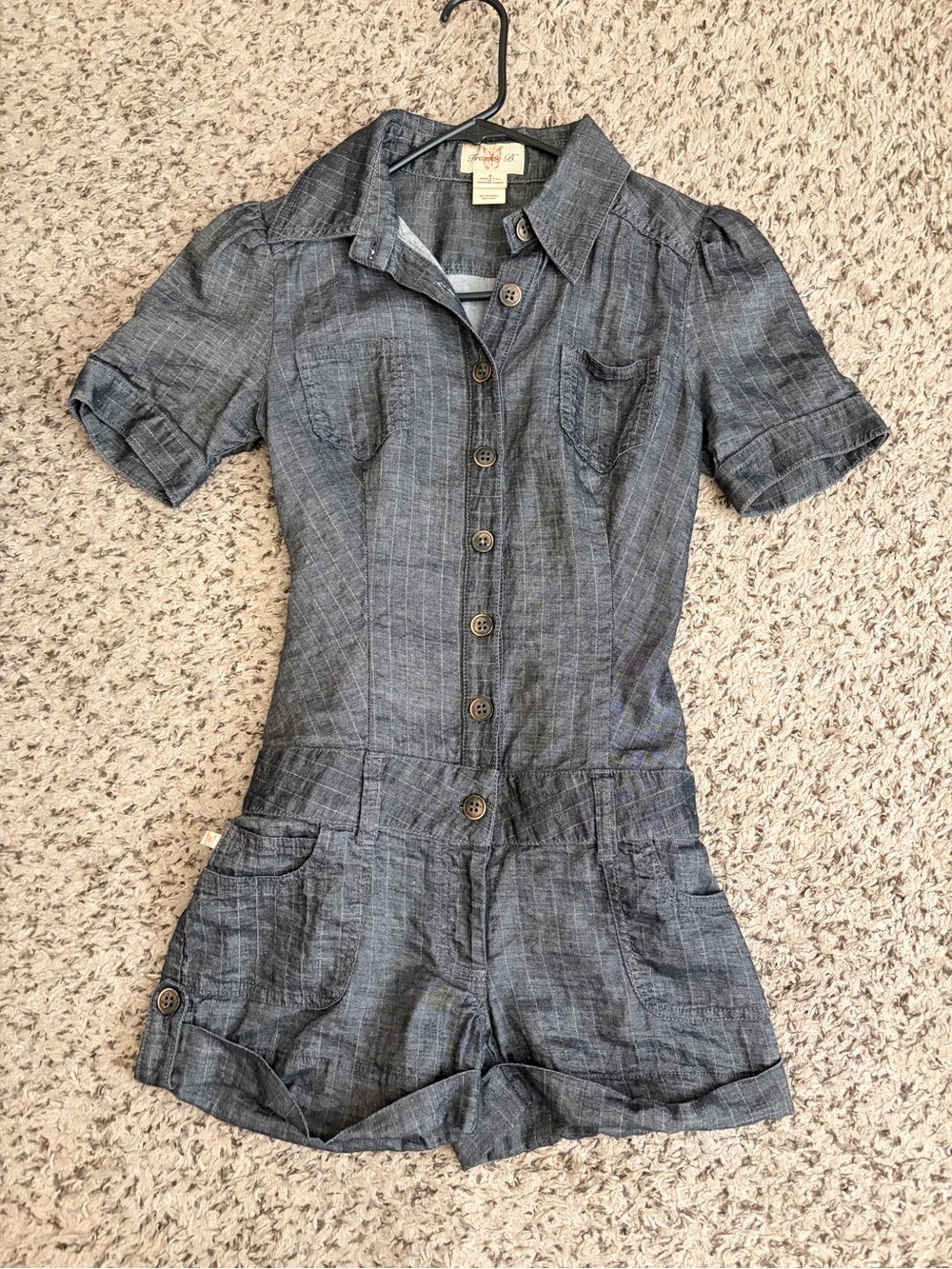 Super rare ⭐️ Vintage Frankie B. Denim Romper